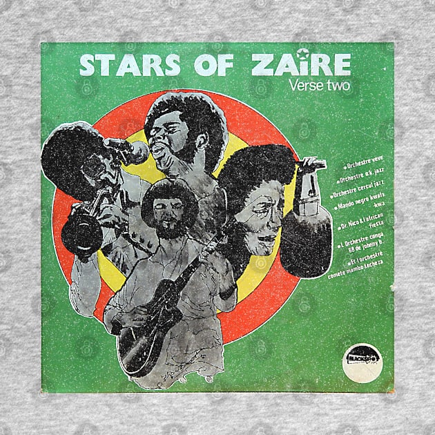 Stars Of Zaire / Faded-Style African Vinyl Record Gift by CultOfRomance